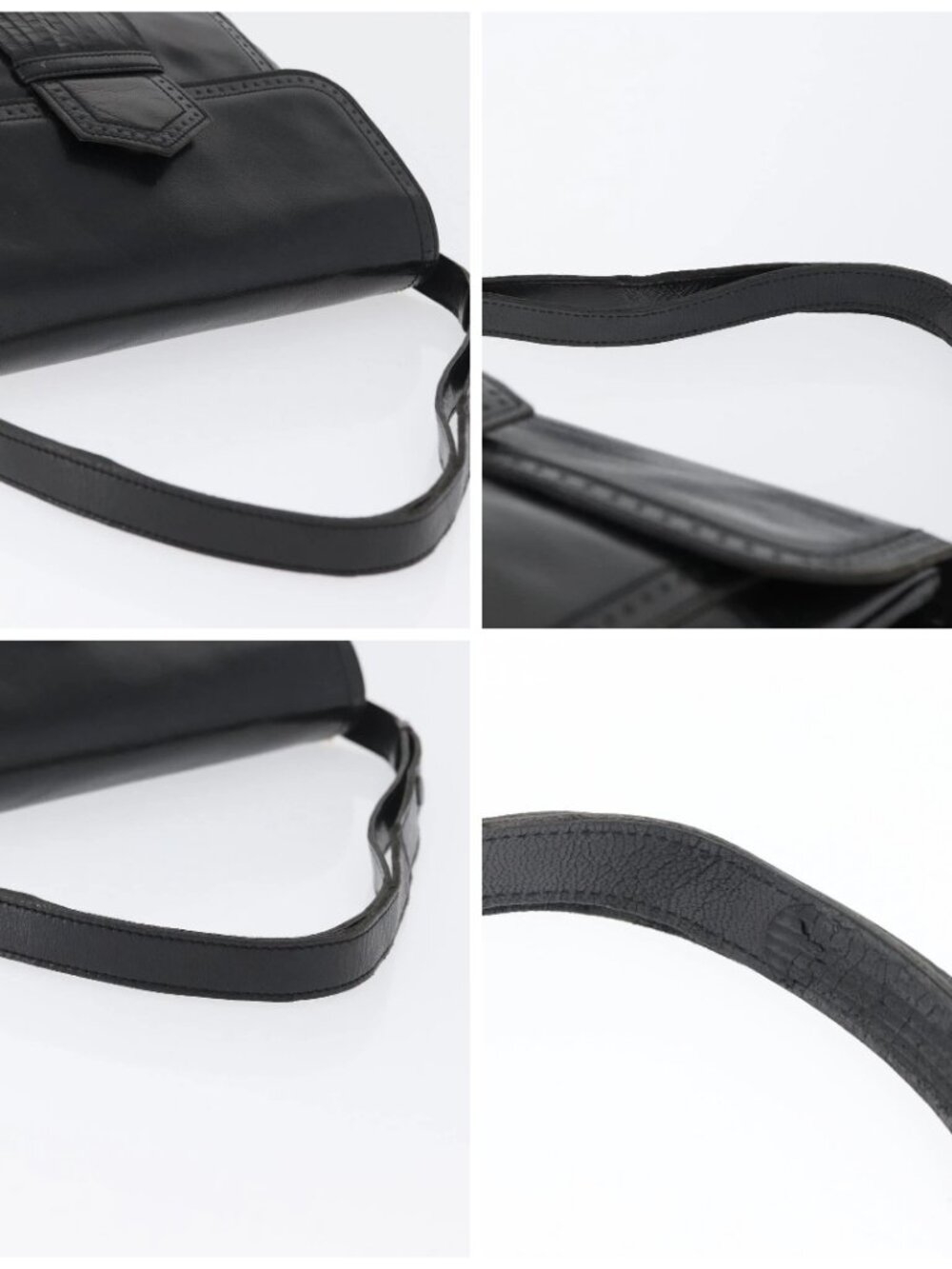 SAINT LAURENT Shoulder Bag Leather Black gold - Picture 16 of 16